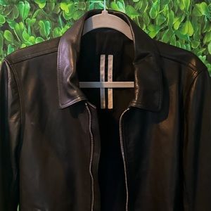 Rick Owens Larry F/W 19 Men’s Leather Jacket.